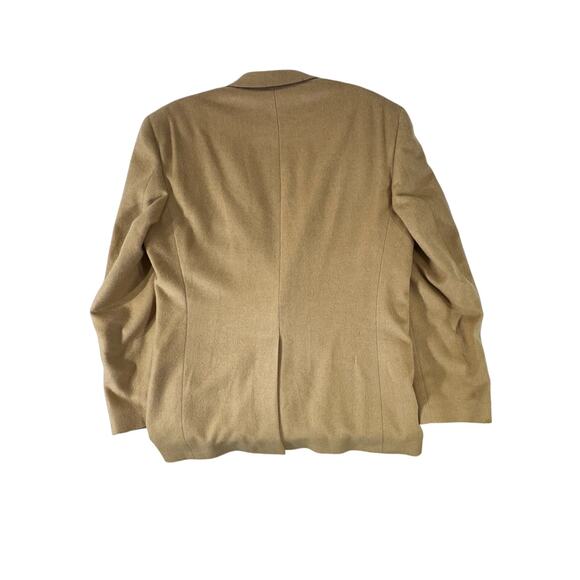 Kingsridge The Toggery Mens Blazer Approx Size 42 100% Camel Hair Vintage READ - Picture 8 of 15